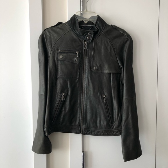 Brand New Banana Republic Genuine Leather Jacket - Picture 1 of 4